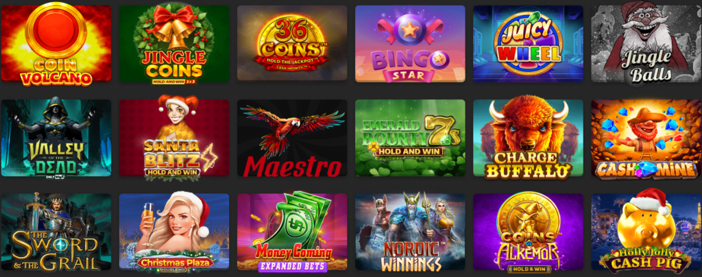 Un grand choix de machines à sous dans le WinOui casino